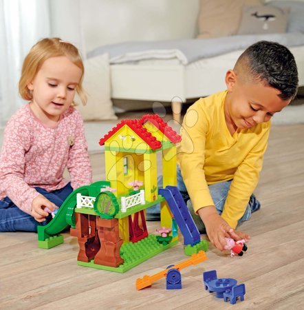 Klocki BIG-Bloxx jak lego  - Zestaw klocków Peppa Pig Play House PlayBig Bloxx Big   - 11