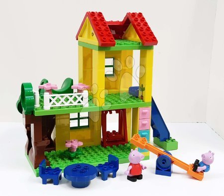 Klocki BIG-Bloxx jak lego  - Zestaw klocków Peppa Pig Play House PlayBig Bloxx Big   - 24