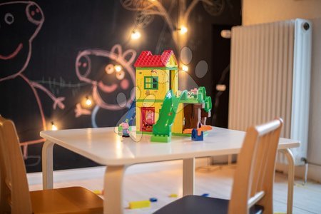 Klocki BIG-Bloxx jak lego  - Zestaw klocków Peppa Pig Play House PlayBig Bloxx Big   - 27