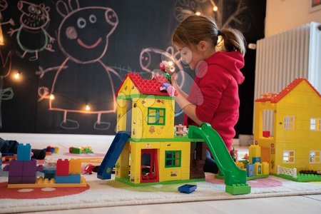 Klocki BIG-Bloxx jak lego  - Zestaw klocków Peppa Pig Play House PlayBig Bloxx Big   - 28
