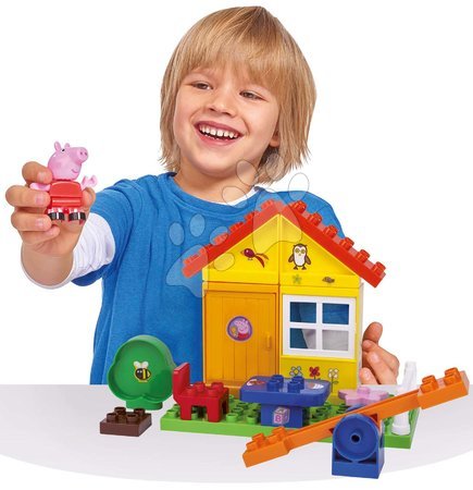 Klocki BIG-Bloxx jak lego  - Zestaw klocków Peppa Pig Garden House PlayBig Bloxx BIG - 4