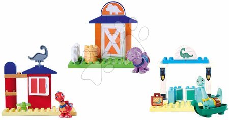 Jocuri de construit și puzzle - Joc de construit Dino Ranch Basic Sets PlayBig Bloxx BIG