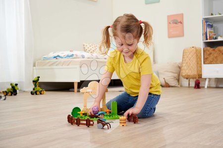 Jucării de construit BIG-Bloxx ca și lego - Joc de construit Dino Ranch Corral PlayBig Bloxx BIG - 4