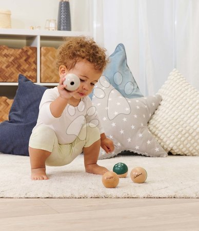  Készségfejlesztő fajátékok - Fa zenélő golyók Baby HiPP Wooden Balls Eichhorn - 3