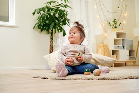  Készségfejlesztő fajátékok - Fa zenélő golyók Baby HiPP Wooden Balls Eichhorn - 13