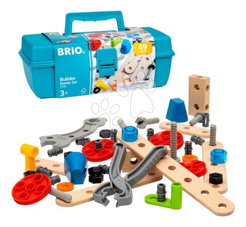 Ab 3 bis 6 Jahren - Drevená stavebnica Kreatívna súprava Builder Creative Set BRIO