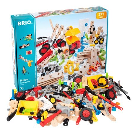 Ab 3 bis 6 Jahren - Drevená stavebnica Kreatívna súprava Builder Creative Set BRIO_1
