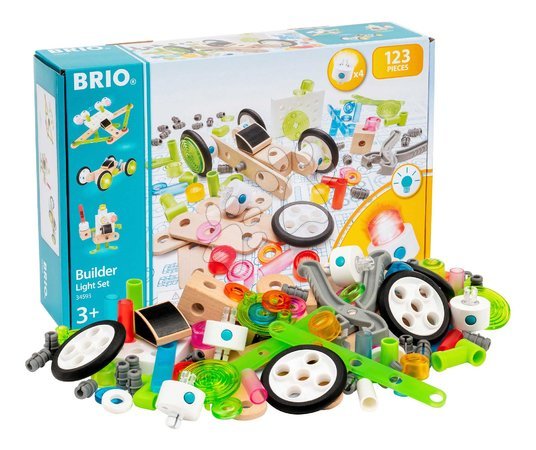 Ab 3 bis 6 Jahren - Drevená stavebnica so svetlom Builder Light Set BRIO_1