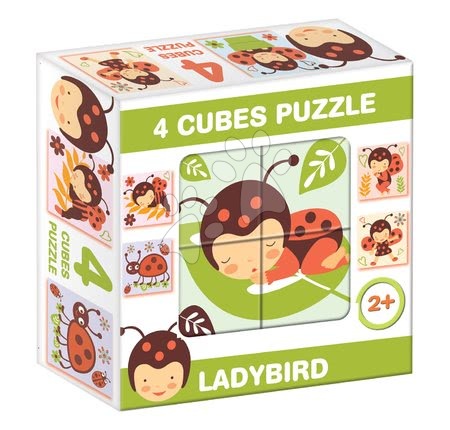 Building and construction toys - Dohány Ladybirds Fairytale Cubes