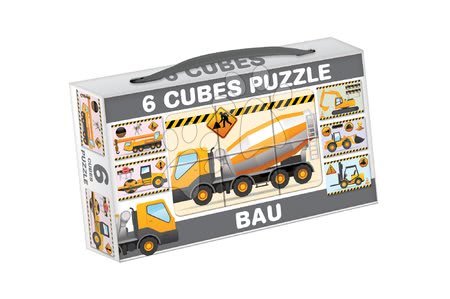 Building and construction toys - Dohány Fairytale Cubes Construction Vehicles