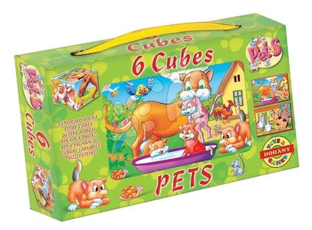 Otroške kocke - Pravljične kocke Živalce Dohány