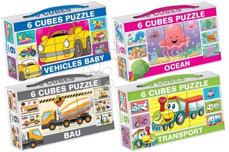 Otroške pravljične kocke - Pravljične kocke Gradbena vozila Dohány_1