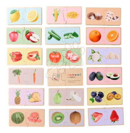 Eichhorn | Página 7 - Quebra-cabeça de madeira frutas e legumes Montessori Eichhorn