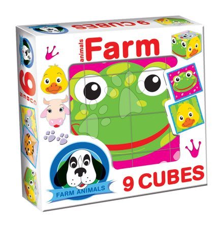 Building and construction toys - Dohány Farm Fairytale Cubes