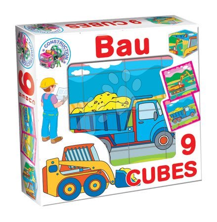 Otroške pravljične kocke - Pravljične kocke Tovornjaki Dohány