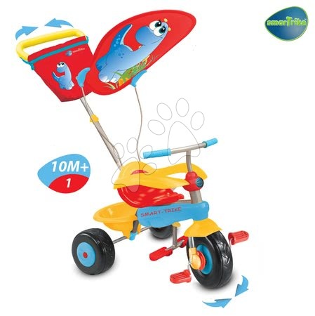 Tříkolky od 10 měsíců - Tříkolka Candy Dino smarTrike - 1