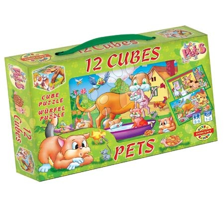 Otroške pravljične kocke - Pravljične kocke Domače živali Dohány_1