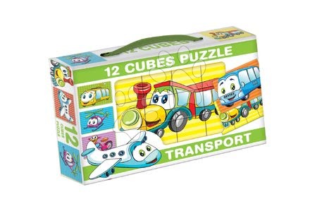 Building and construction toys - Dohány Vehicles Fairytale Cubes
