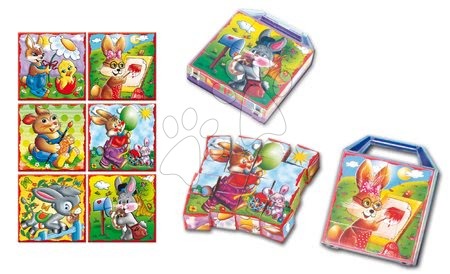 Pohádkové kostky - Pohádkové kostky Zajíčci Dohány - 5
