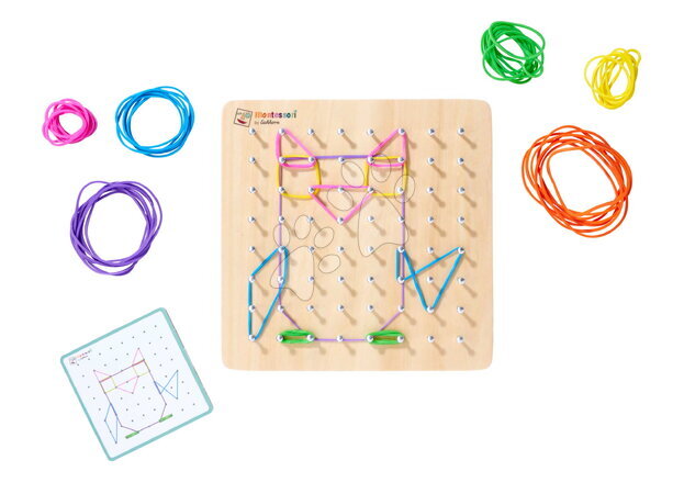 Eichhorn | Página 7 - Tabuleiro geométrico de madeira com pinos Montessori Geo Board Eichhorn