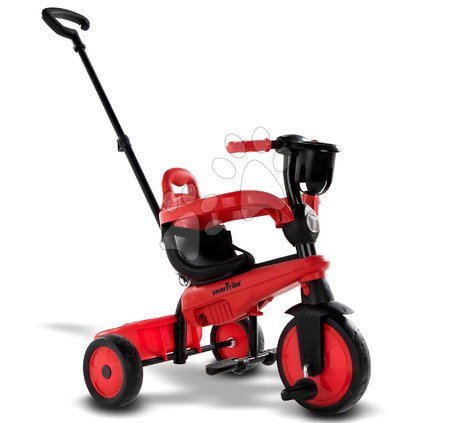 smarTrike - Tříkolka s košíkem na láhev Breeze S Red 3v1 SmarTrike