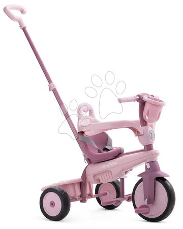 Triciclete de la 15 luni - Tricicletă cu bară de ghidare Breeze S Peach TouchSteering smarTrike