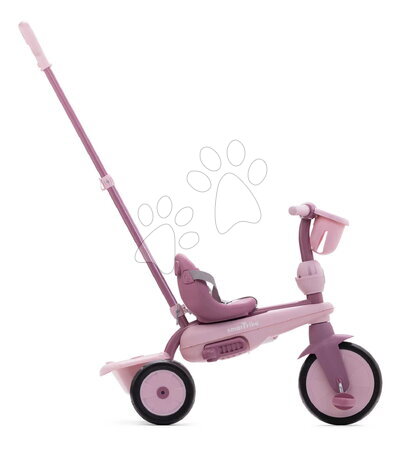 Trojkolky od 15 mesiacov - Trojkolka s vodiacou tyčou Breeze S Peach TouchSteering smarTrike - 2