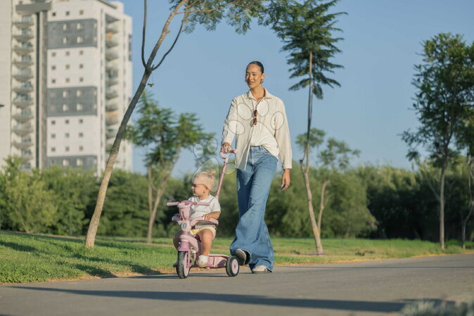 Trojkolky od 15 mesiacov - Trojkolka s vodiacou tyčou Breeze S Peach TouchSteering smarTrike - 16