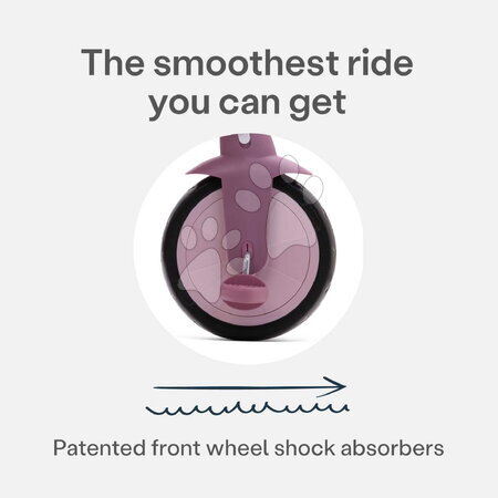 Trojkolky od 15 mesiacov - Trojkolka s vodiacou tyčou Breeze S Peach TouchSteering smarTrike - 9