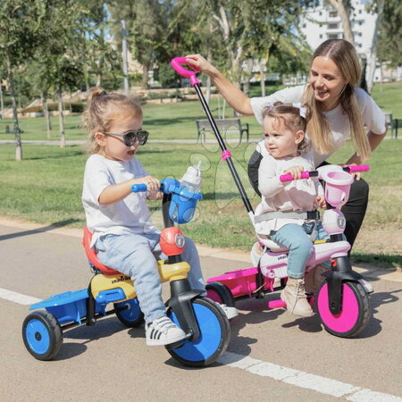 Tříkolky od 15 měsíců - Tříkolka s vodicí tyčí Breeze S Ocean Blue TouchSteering smarTrike - 12