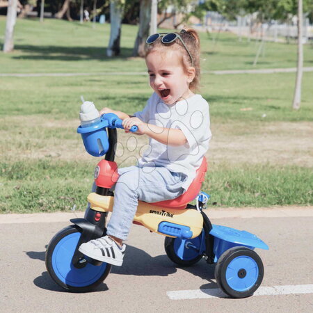 Tříkolky od 15 měsíců - Tříkolka s vodicí tyčí Breeze S Ocean Blue TouchSteering smarTrike - 13