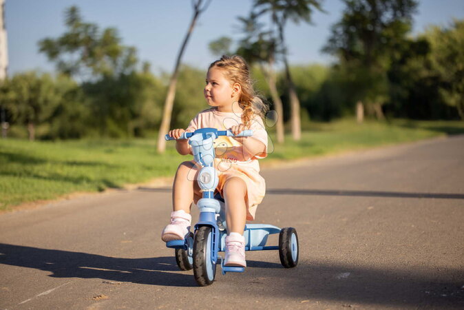 Tříkolky od 15 měsíců - Tříkolka s vodicí tyčí Breeze S Ocean Blue TouchSteering smarTrike - 15