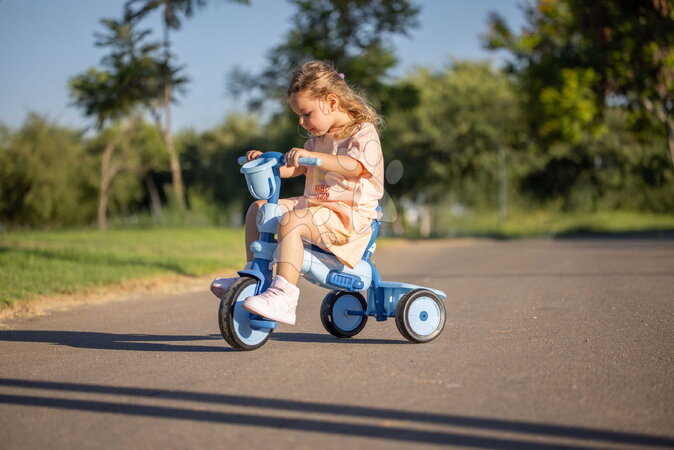 Tříkolky od 15 měsíců - Tříkolka s vodicí tyčí Breeze S Ocean Blue TouchSteering smarTrike - 16