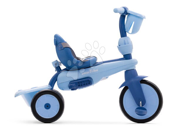 Tříkolky od 15 měsíců - Tříkolka s vodicí tyčí Breeze S Ocean Blue TouchSteering smarTrike - 3