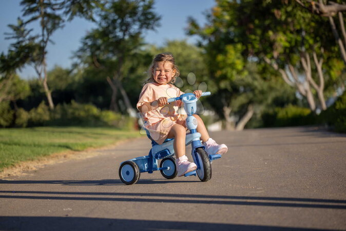 Tříkolky od 15 měsíců - Tříkolka s vodicí tyčí Breeze S Ocean Blue TouchSteering smarTrike - 18