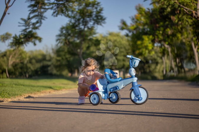 Tříkolky od 15 měsíců - Tříkolka s vodicí tyčí Breeze S Ocean Blue TouchSteering smarTrike - 19