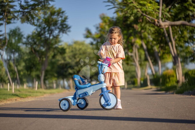 Tříkolky od 15 měsíců - Tříkolka s vodicí tyčí Breeze S Ocean Blue TouchSteering smarTrike - 20