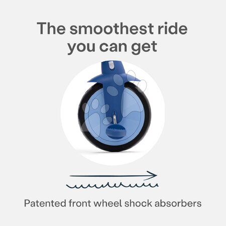 Tříkolky od 15 měsíců - Tříkolka s vodicí tyčí Breeze S Ocean Blue TouchSteering smarTrike - 9