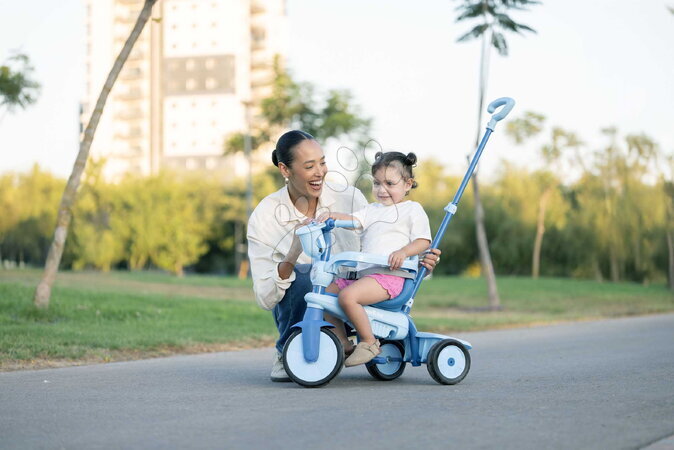 Tříkolky od 15 měsíců - Tříkolka s vodicí tyčí Breeze S Ocean Blue TouchSteering smarTrike - 24