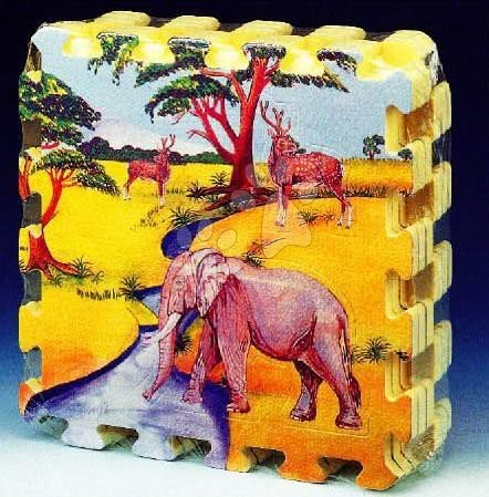 Habszivacs puzzle Pop Out Animals Lee 6 darab 30*30*1,4 cm