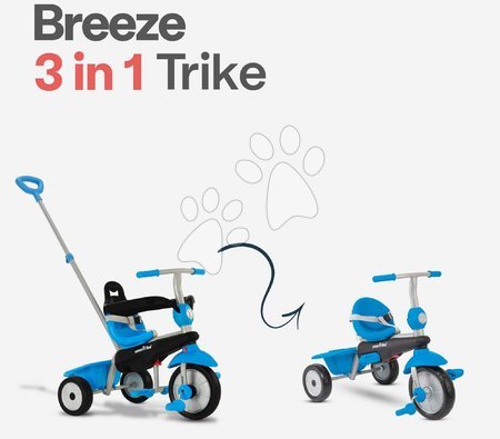 Kinderdreiräder - Dreirad mit Führungsschiene Lollipop Blue SmarTrike_1
