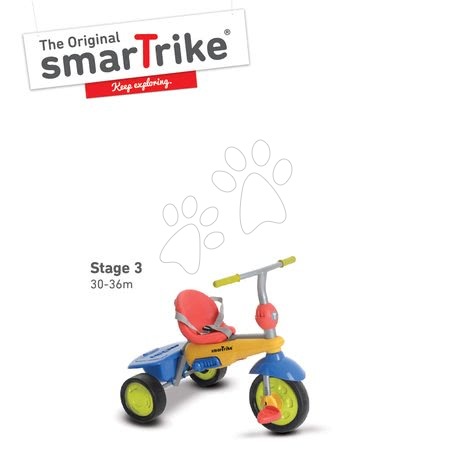 Tříkolky od 10 měsíců - Tříkolka Breeze Touch Steering smarTrike - 2