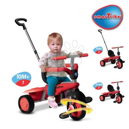 Trojkolky od 10 mesiacov - Trojkolka Breeze Touch Steering smarTrike - 6