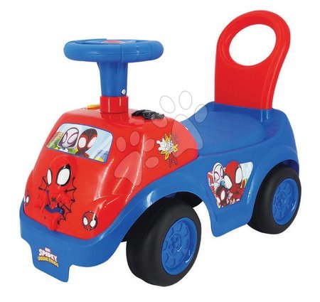 Vehicule pentru copii - Babytaxiu Spiderman Spidey Team Activity Ride On Kiddieland