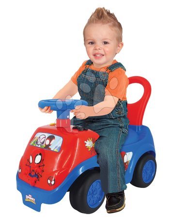 Vehicule pentru copii - Babytaxiu Spiderman Spidey Team Activity Ride On Kiddieland_1