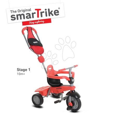 Tříkolky od 10 měsíců - Tříkolka Breeze GL 3v1 Red Touch Steering smarTrike - 6