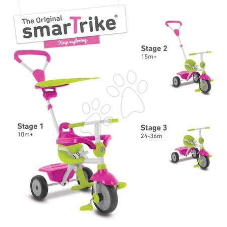 Triciklik 10 hónapos kortól - Tricikli Zip Plus 3in1 Touch Steering smarTrike - 5