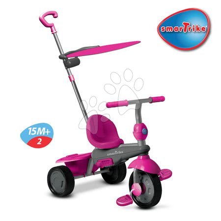 Tříkolky od 10 měsíců - Tříkolka Carnival Touch Steering 3v1 smarTrike - 3