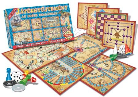 Puzzle a spoločenské hry Dohány od výrobcu Dohány - Sada klasických spoločenských hier Dohány