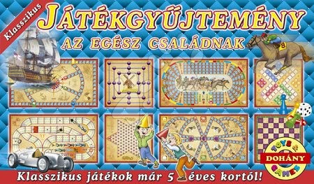 Társasjátékok - Klasszikus társasjáték gyűjtemény Dohány_1